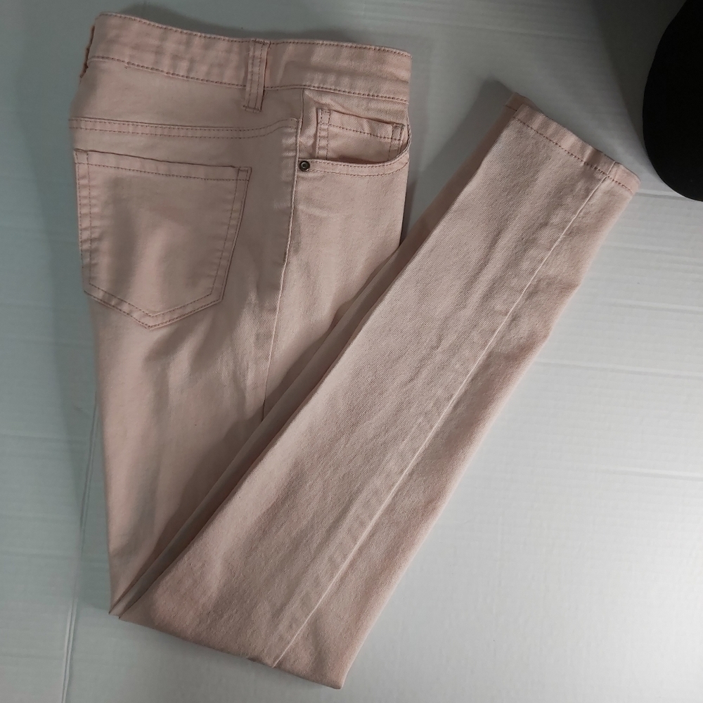 Forever21 jeggings, peach, size: 24
